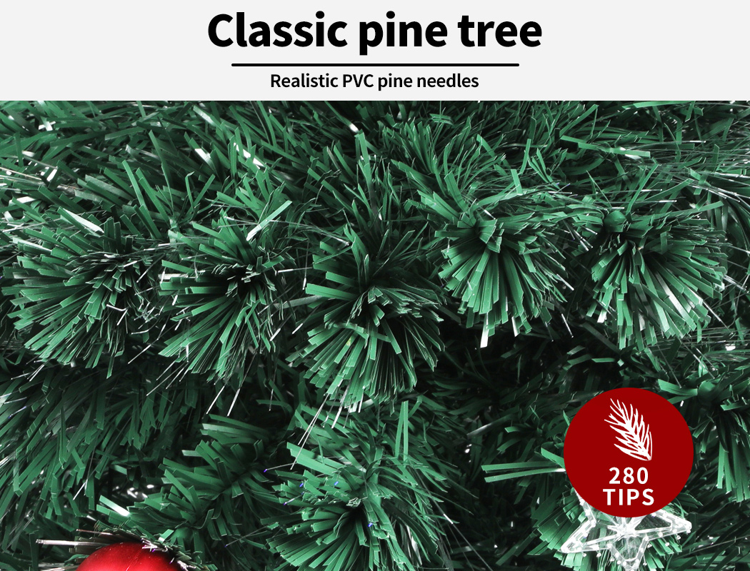Santaco Christmas Tree 1.5M 1.8M 2.1M LED Light Slim Fibre Optic Storage Bag - Picture 123 of 235