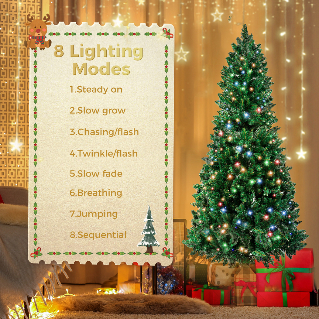 Santaco Christmas Tree 1.5M 1.8M 2.1M LED Light Slim Fibre Optic Storage Bag - Picture 37 of 235