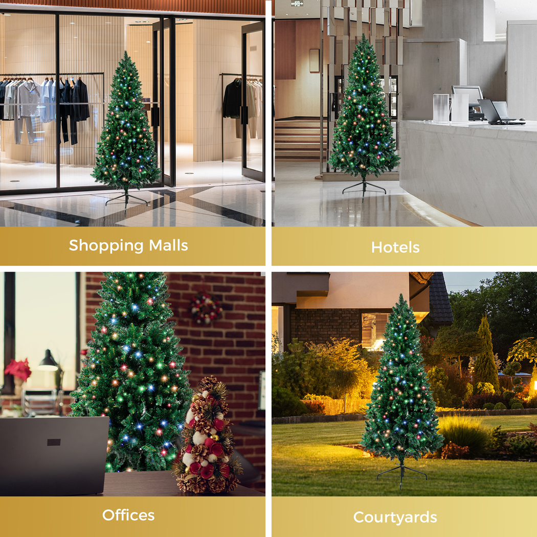 Santaco Christmas Tree 1.5M 1.8M 2.1M LED Light Slim Fibre Optic Storage Bag - Picture 40 of 235