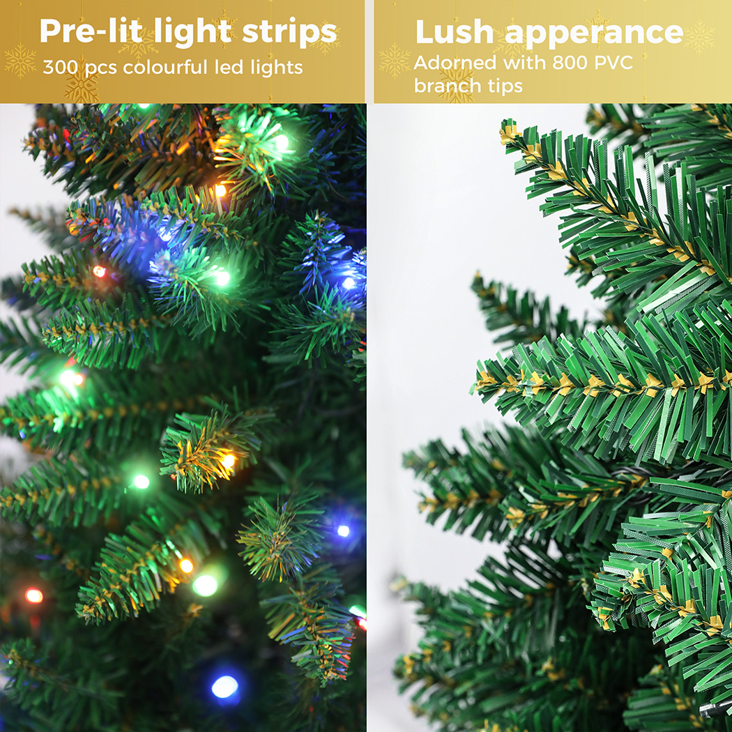 Santaco Christmas Tree 1.5M 1.8M 2.1M LED Light Slim Fibre Optic Storage Bag - Picture 92 of 235