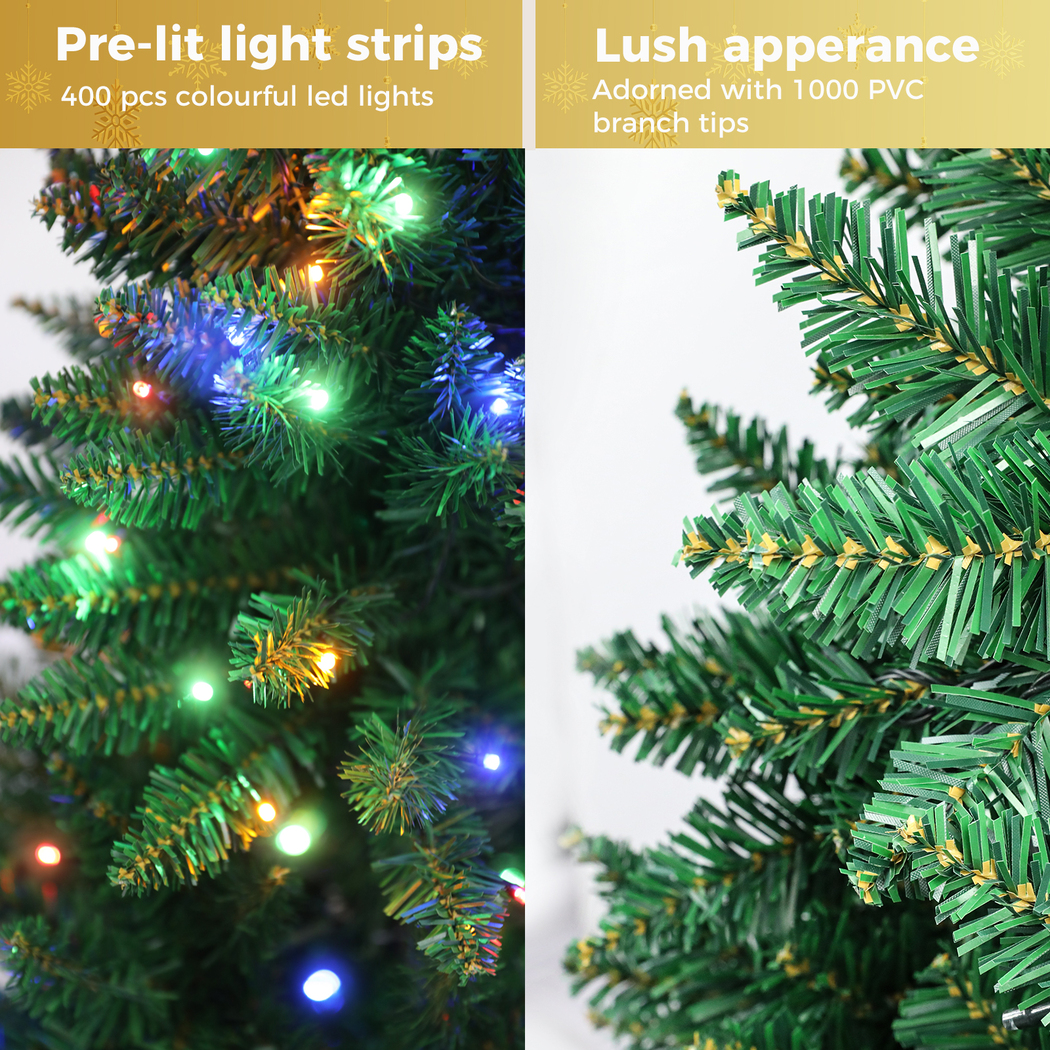Santaco Christmas Tree 1.5M 1.8M 2.1M LED Light Slim Fibre Optic Storage Bag - Picture 157 of 235