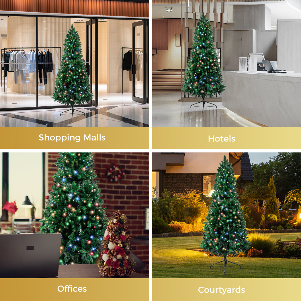 Santaco Christmas Tree 1.5M 1.8M 2.1M LED Light Slim Fibre Optic Storage Bag - Picture 159 of 235