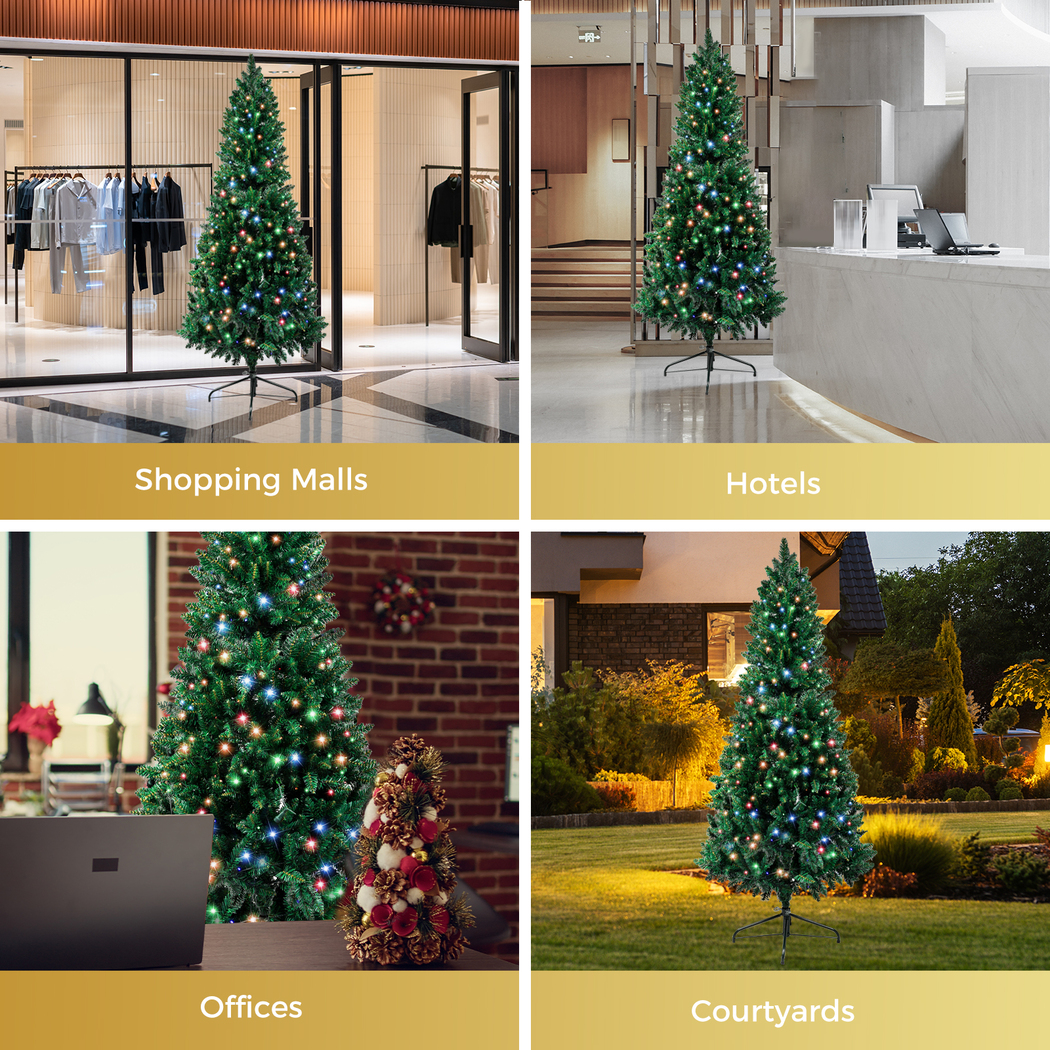 Santaco Christmas Tree 1.5M 1.8M 2.1M LED Light Slim Fibre Optic Storage Bag - Picture 192 of 235
