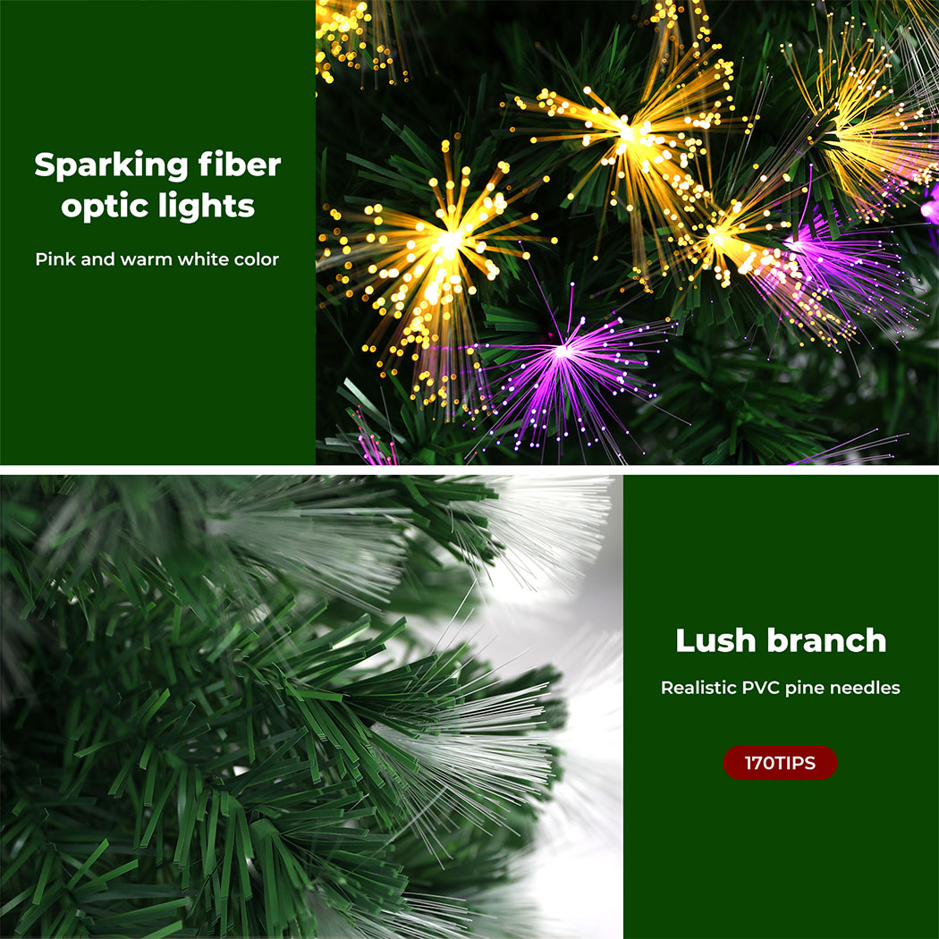 Santaco Christmas Tree 1.5M 1.8M 2.1M LED Light Slim Fibre Optic Storage Bag - Picture 16 of 235
