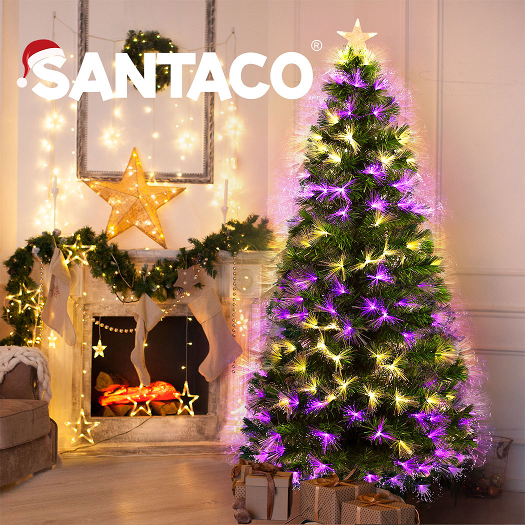 Santaco Christmas Tree 1.5M 1.8M 2.1M LED Light Slim Fibre Optic Storage Bag - Picture 21 of 235