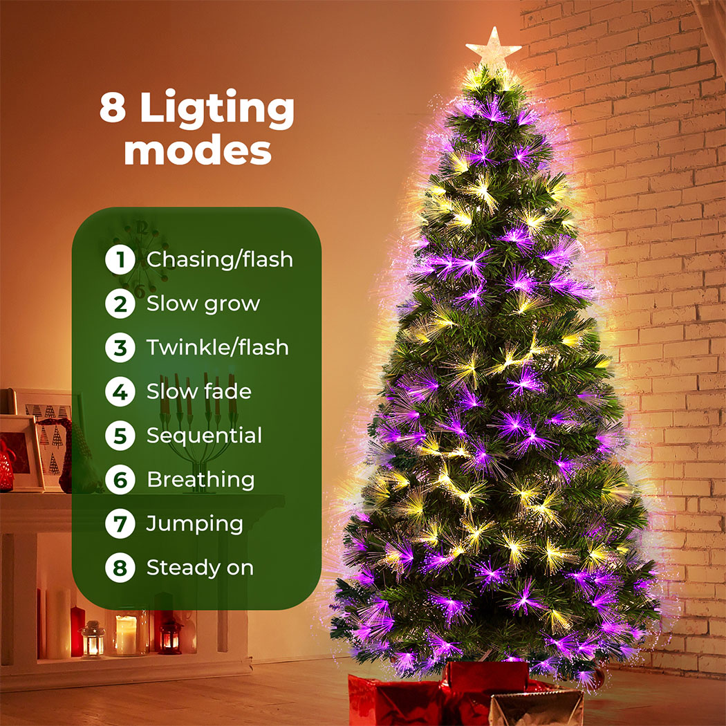 Santaco Christmas Tree 1.5M 1.8M 2.1M LED Light Slim Fibre Optic Storage Bag - Picture 58 of 235
