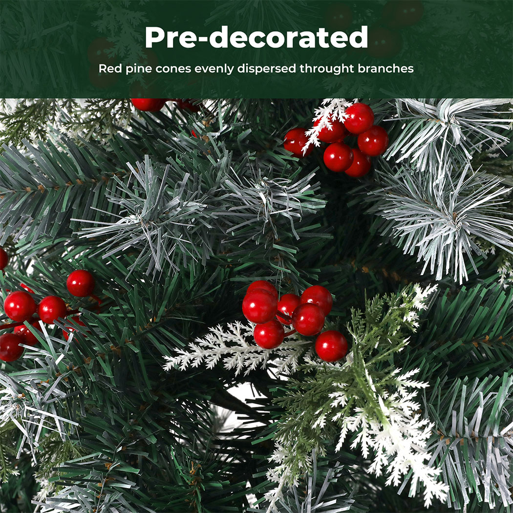 Santaco Christmas Tree 1.5M 1.8M 2.1M LED Light Slim Fibre Optic Storage Bag - Picture 48 of 235