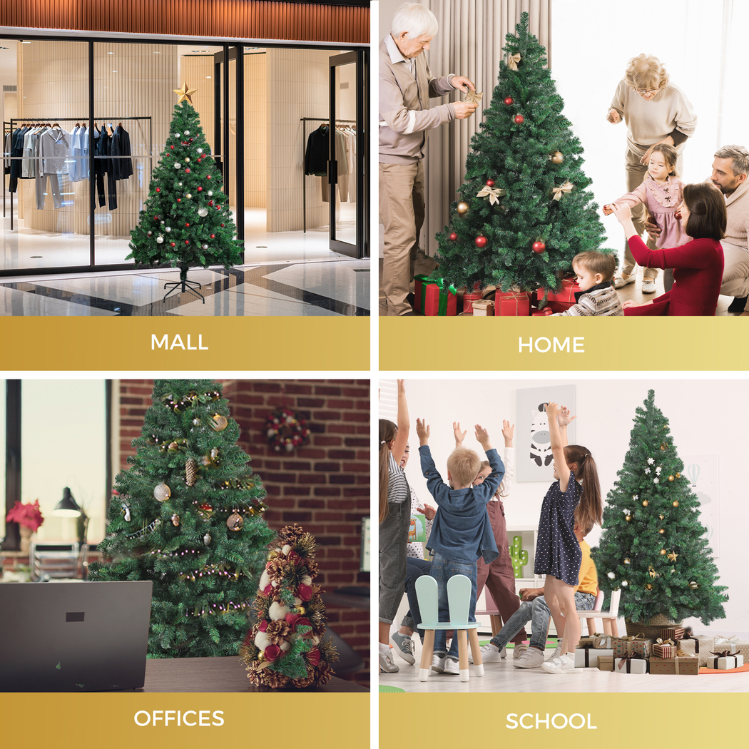 Santaco Christmas Tree 1.5M 1.8M 2.1M LED Light Slim Fibre Optic Storage Bag - Picture 28 of 235