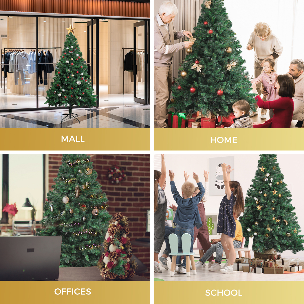 Santaco Christmas Tree 1.5M 1.8M 2.1M LED Light Slim Fibre Optic Storage Bag - Picture 71 of 235