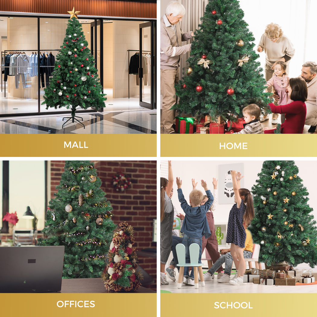 Santaco Christmas Tree 1.5M 1.8M 2.1M LED Light Slim Fibre Optic Storage Bag - Picture 136 of 235