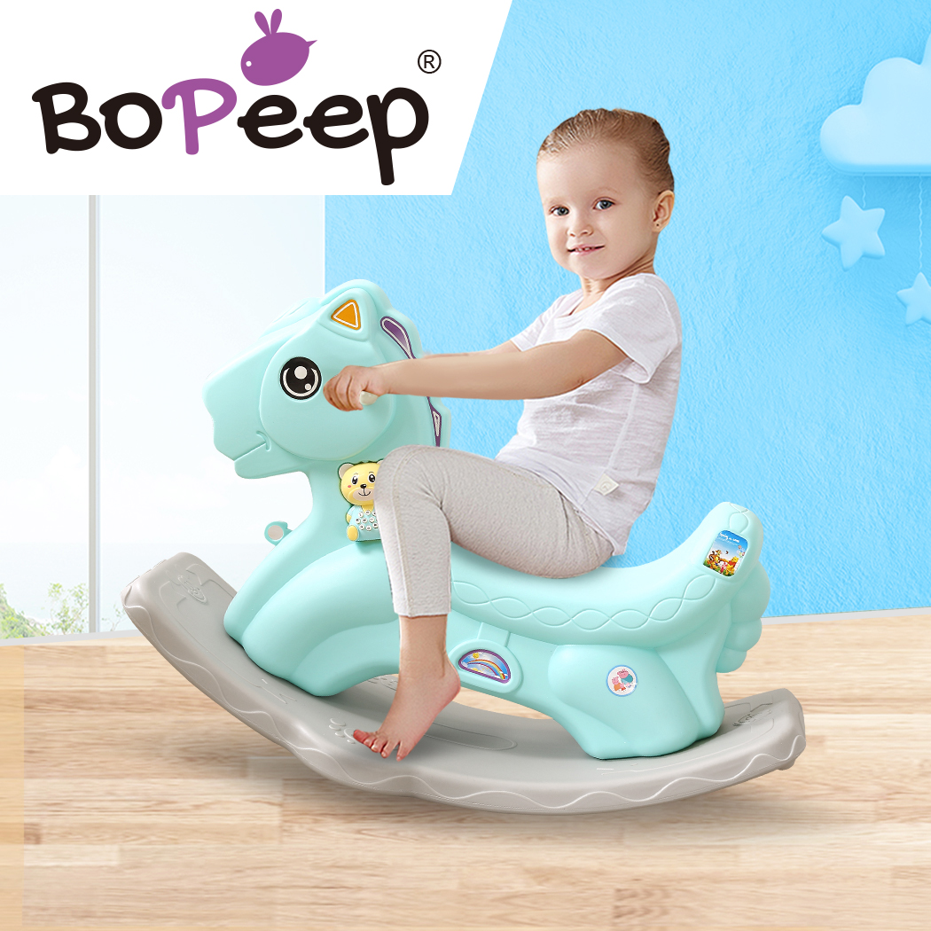 BoPeep Kids Rocking Horse Toddler Baby Horses Pony Ride On Toy Balance Rocker