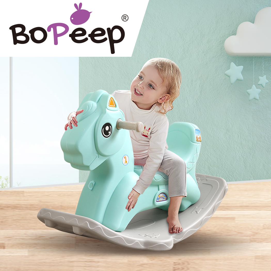 BoPeep Kids Rocking Horse Toddler Baby Horses Pony Ride On Toy Balance Rocker