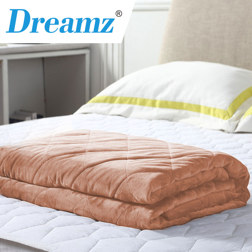 Dreamz Weighted Blanket 7KG 9KG 5KG 2.2KG 11KG Gravity Relax Anxiety Kids Adults - Picture 23 of 57