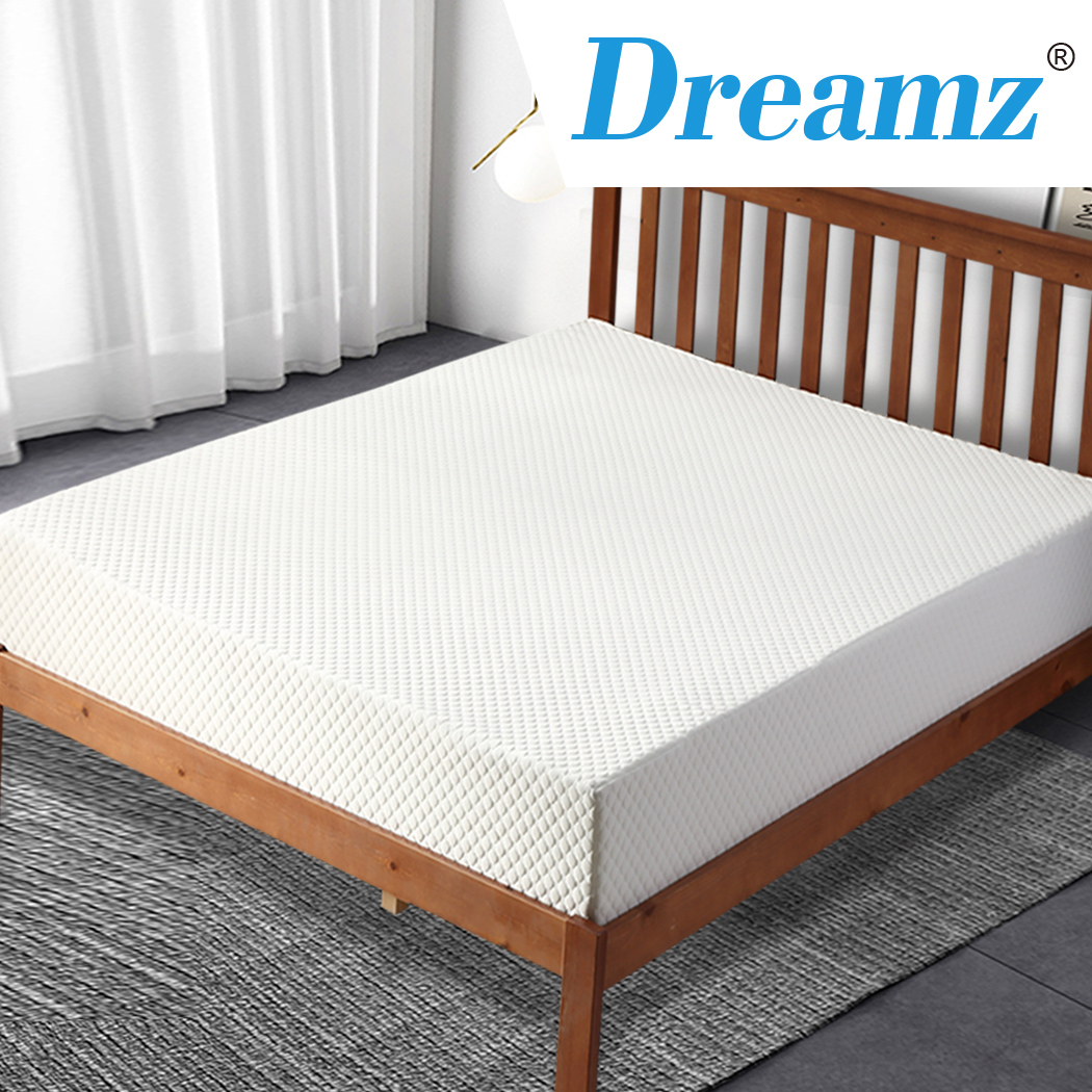 DreamZ Memory Foam Mattress Topper 25cm Comfort  Washable Cover Double