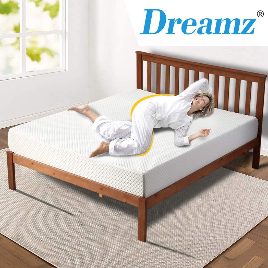 DreamZ Memory Foam Mattress Topper 25cm Comfort  Washable Cover King