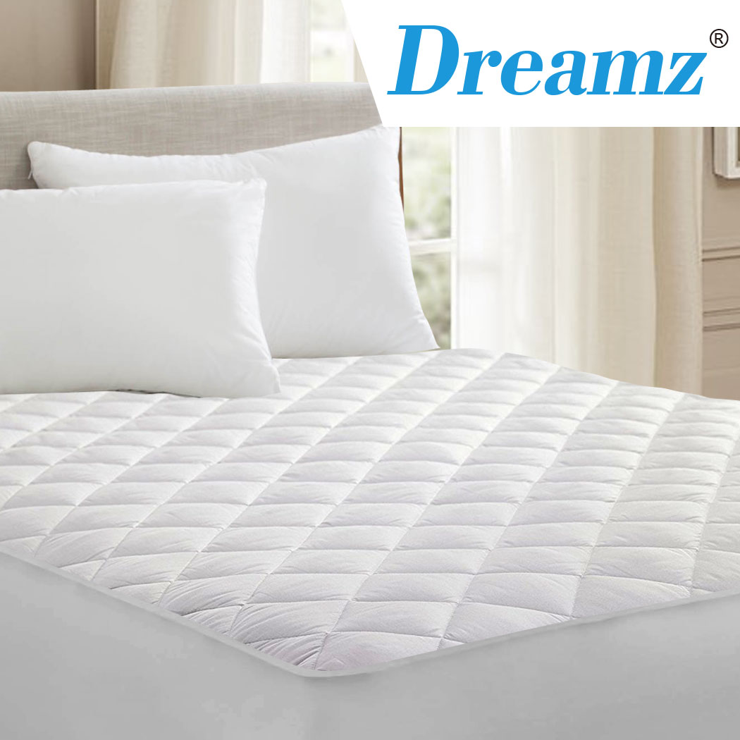 DreamZ Fully Fitted Waterproof Microfiber Mattress Protector Queen Size