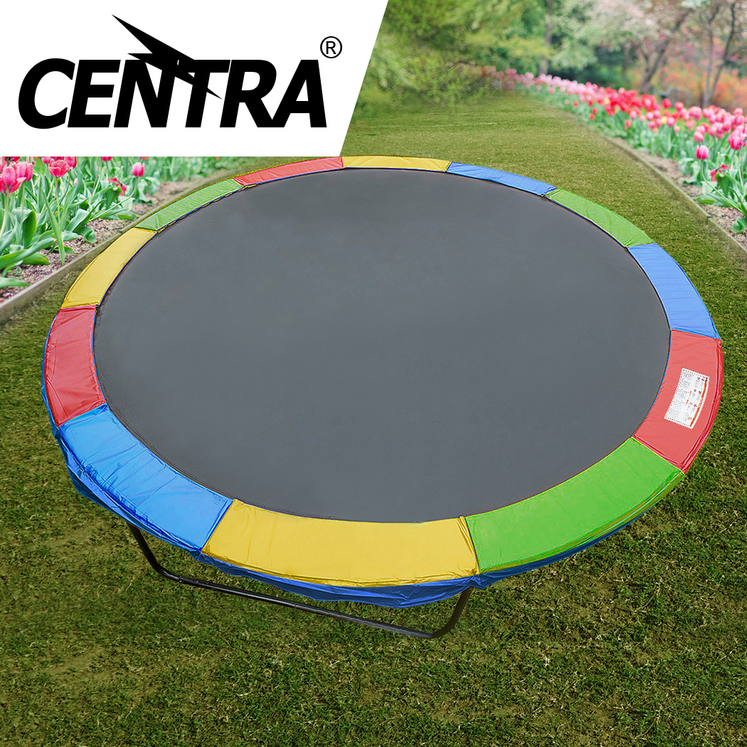 Centra 8 FT Kids Trampoline Pad Replacement Mat Reinforced Outdoor Round Spring Cover