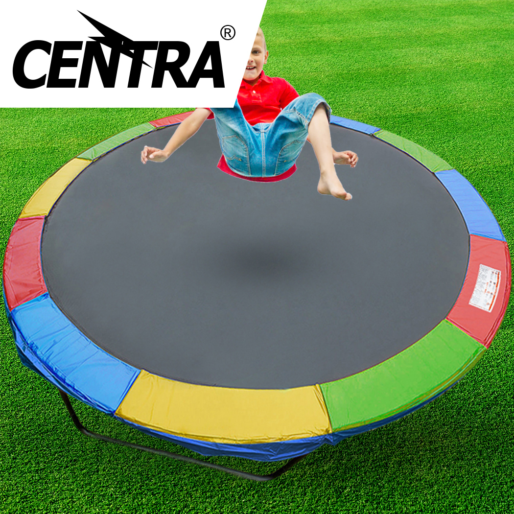 Centra 10FT Kids Trampoline Pad Replacement Mat Reinforced Outdoor Round Cover