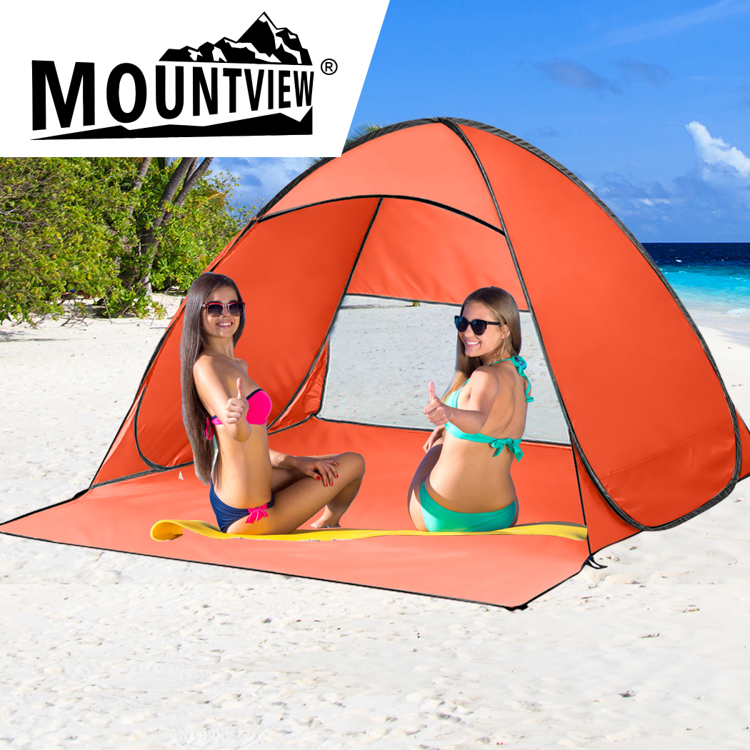 Mountview Pop Up Beach Tent Caming Portable Shelter Shade 4 Person Tents Fish