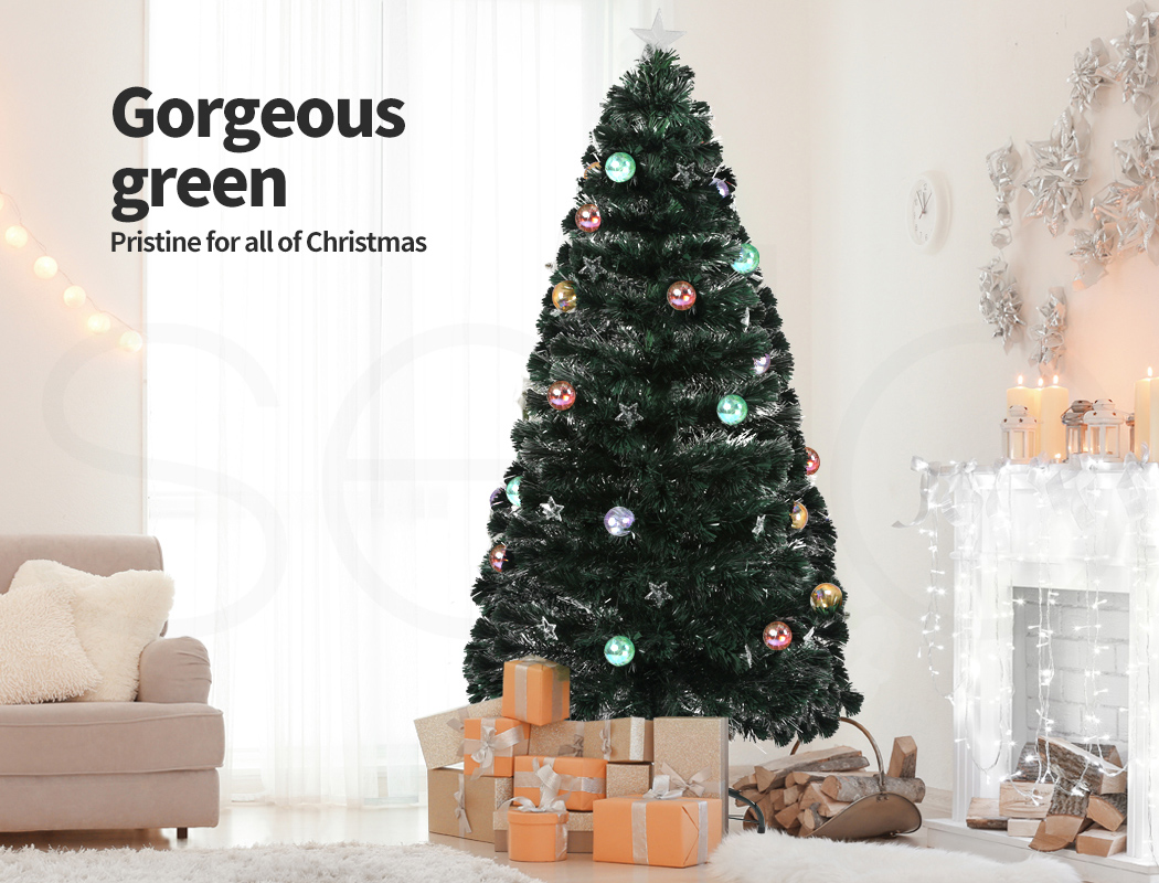 Santaco Christmas Tree 1.5M 1.8M 2.1M LED Light Slim Fibre Optic Storage Bag - Picture 177 of 235