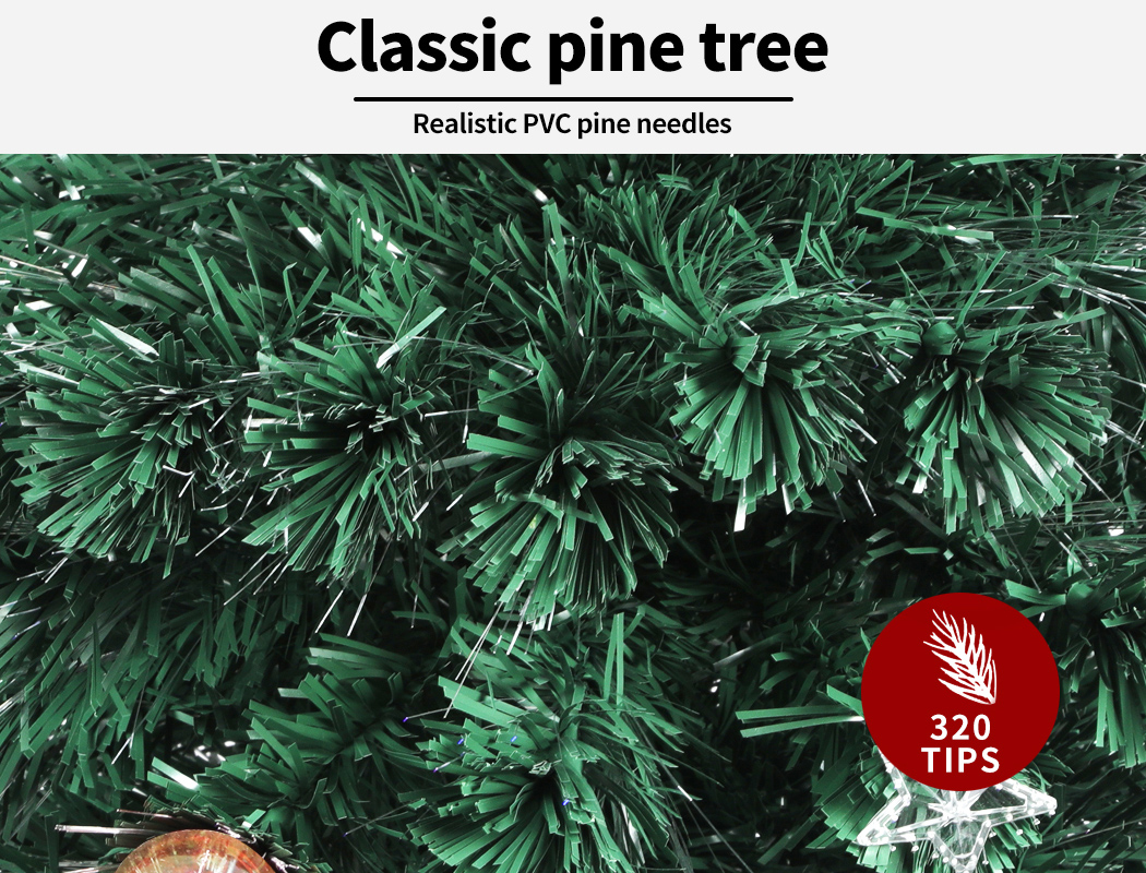 Santaco Christmas Tree 1.5M 1.8M 2.1M LED Light Slim Fibre Optic Storage Bag - Picture 178 of 235